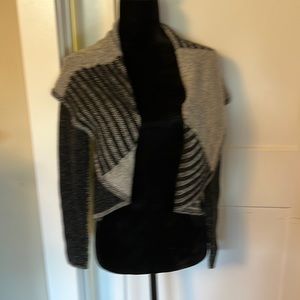 Black and grey CAbi sweater - excellent condition